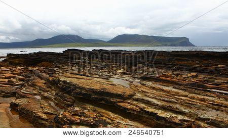 View Of Warbeth Bay Looking Toward Hoy In Orkney