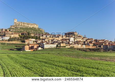 Atienza And Hilltop Castle In Castilla-la Mancha, Spain
