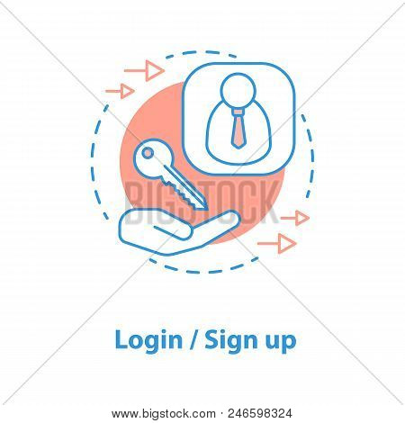 Login Concept Icon
