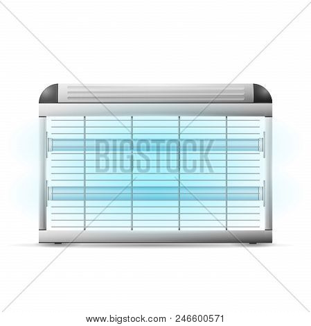 Electric Mosquito Trap On White Background. Vector Illustration, Eps 10
