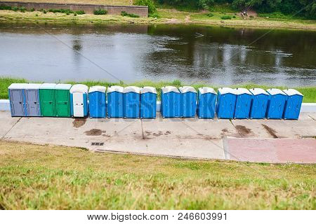 Bio Toilets A On The River Bank