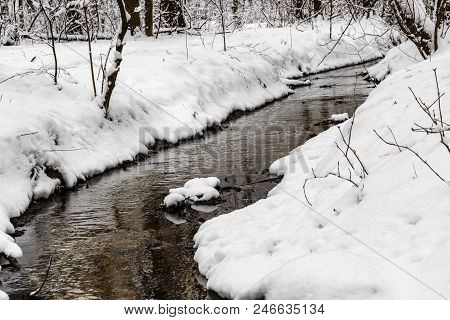 In The Winter Forest, The Winter River Runs.