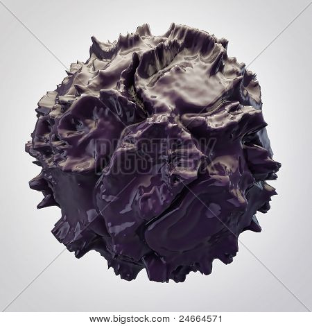 Black 3D Abstraction