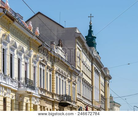 Buildings Architecture In Oradea, Romania, Crisana Region.