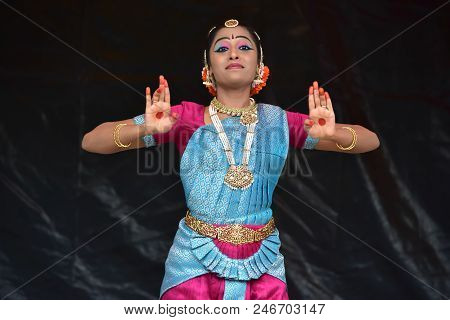 Bloomington, Illinois - Usa - Jun 24,2018 - Ratha Yatra Festival Cultural Performance