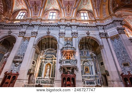 Interiors Of Chiesa I Gesuiti, Venice, Italy