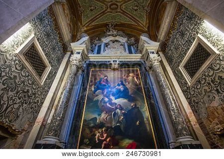 Interiors Of Chiesa I Gesuiti, Venice, Italy