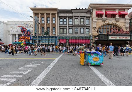 Universal Studios Japan (usj) Event Summer Parade.