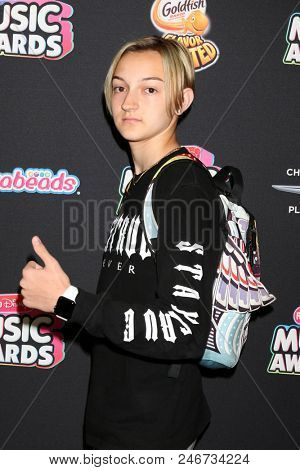 LOS ANGELES - JUN 22:  Backpack Kid, Russell Horning at the 2018 Radio Disney Music Awards at the Loews Hotel on June 22, 2018 in Los Angeles, CA
