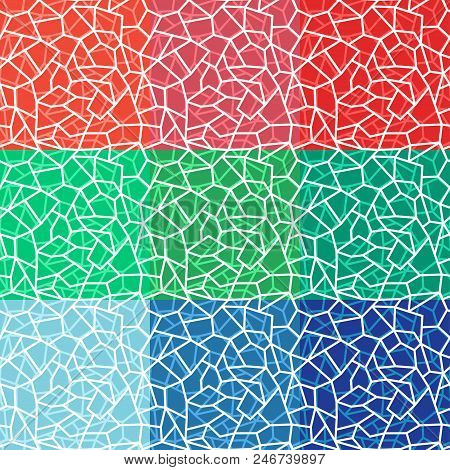 Infinite Pattern Of Lines, Cracks, Seamless Texture
