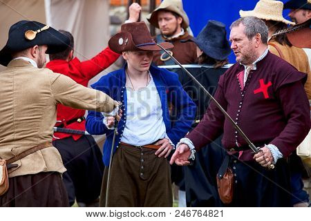 CZERSK, POLAND - 23 JUNE, 2018: Historical picnic 