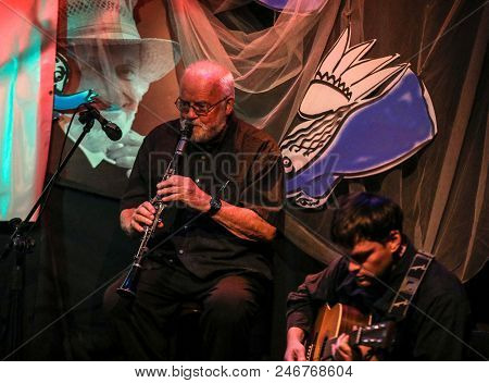 Cracow, Poland - June 24, 2018: Terry, Mencel, Herman Performs Live At The Summer Jazz Festival In K