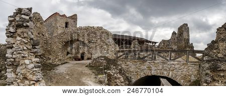 Castle Ruin - Cachticky Hrad At Slovakia