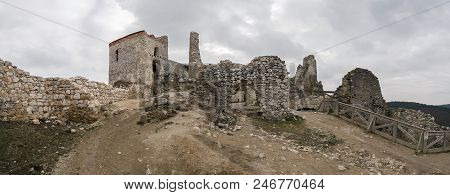 Castle Ruin - Cachticky Hrad At Slovakia