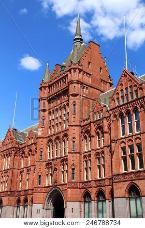 London, Uk - Holborn Bars Building. Grade Ii Listed Victorian Terracotta Building.