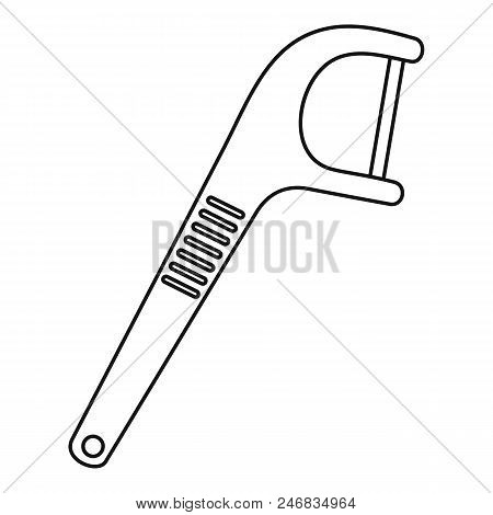 Medical Floss Pick Icon. Outline Illustration Of Medical Floss Pick Vector Icon For Web Design Isola