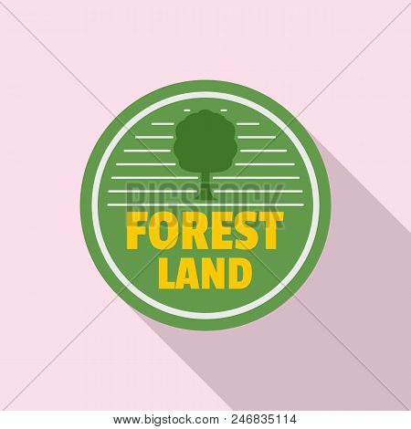 Forest New Land Logo. Flat Illustration Of Forest New Land Vector Logo For Web Design