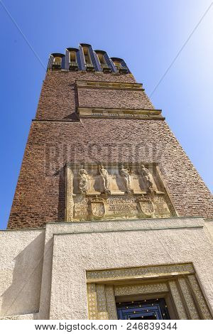 Marriage Tower In Darmstadt, Hesse, Germany