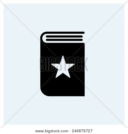 Favorite Book Icon Vector Icon On White Background. Favorite Book Icon Modern Icon For Graphic And W