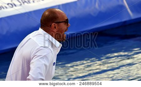 Budapest, Hungary - Jul 17, 2017. Ivica Tucak, Head Coach Of Croatia. Fina Waterpolo World Champions