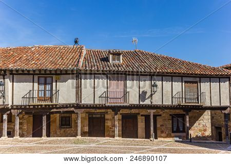 Old Houses On The Church Square Of Atienza, Spain