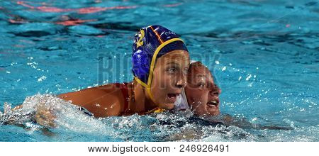 Budapest, Hungary - Jul 20, 2017. Bach Pascual Marta (esp) Player Of The Spanish Team In The Prelimi