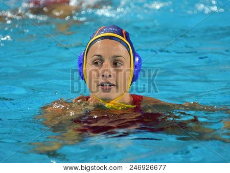 Budapest, Hungary - Jul 20, 2017. Forca Ariza Judith (esp) Player Of The Spanish Team In The Prelimi