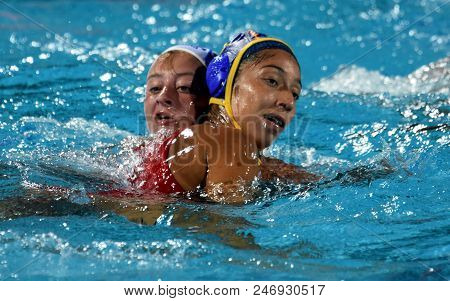 Budapest, Hungary - Jul 20, 2017. Ortiz Reyes Matilde (esp) Player Of The Spanish Team In The Prelim