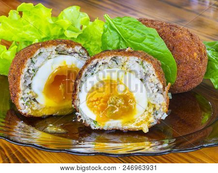 Scottish Eggs On A Plate, Keto Diet