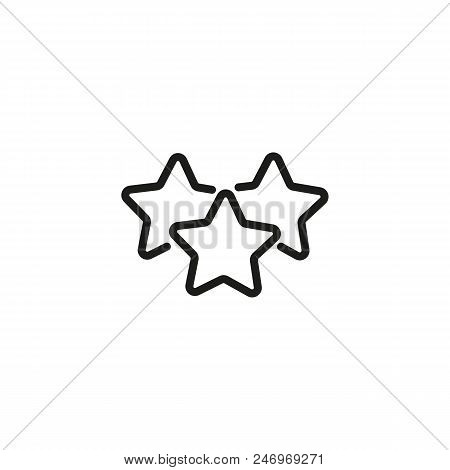 Best Offer Line Icon Vector Photo Free Trial Stock Best Offer Line Icon Three Stars Price Promotion Concept Vector Ilration Can Be Used For Topics Like Ping Special Rating
