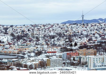 Snowy Trondheim