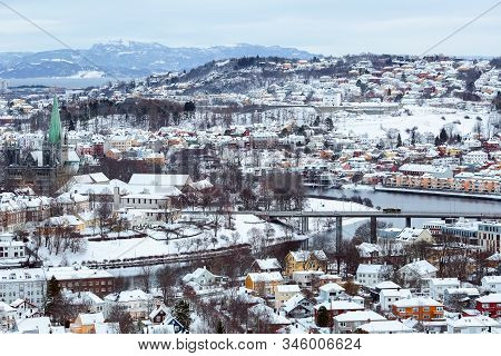 Snowy Trondheim
