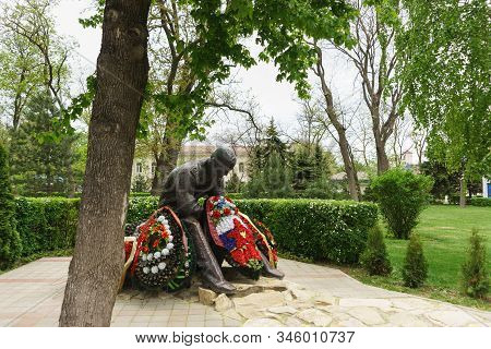 Anapa, Russia-may 06, 2019: Monument To Residents Of Anapa Who Fell While Performing Military Duty I