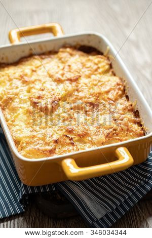 Potato Casserole With Cream, Gratin Dauphinois, French Cuisine