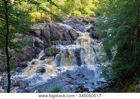Danska Fall - A Waterfall Near Halmstad, Sweden