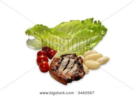 Svinekød Chop salat