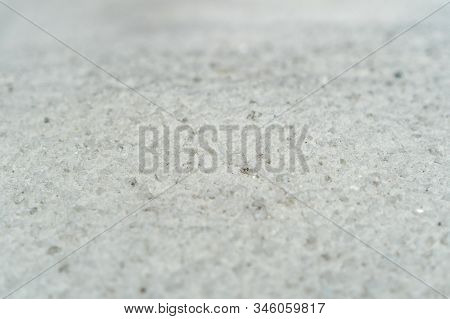 Crystal Sea Salt May Use As Background, Closeup. Salt Background And Texture.