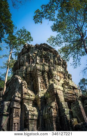 Ta Nei Temple at Siem Reap, Cambodia