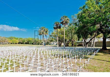 Protest Art Cemetery Of Innocent Bebies Aborted