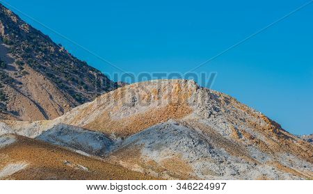 Volcanic Crater Stefanos In The Lakki Valley Of The Island Nisyros Greece