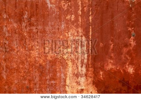 Kırmızı boya doku duvar Grunge