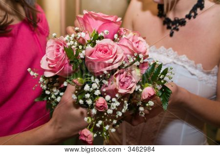 Esküvői csokor virág