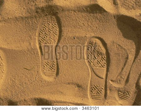 Traces de chaussures