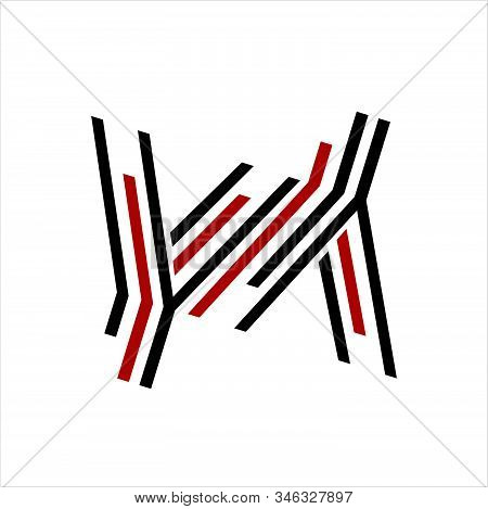 Y, Ymy, Yy Initials Geometric Line Art Company Logo And Vector Icon