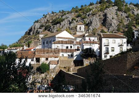 Grazalema, Spain - August 01, 2008 - View Of The Town And Church, Grazalema, Andalucia, Spain - Augu