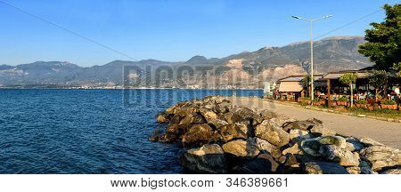 Iskenderun, Turkey - August 24, 2019: Embankment Of Iskenderun City Which Is Located On The Eastern 