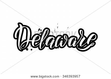 Vector Calligraphy Illustration Isolated On White Background