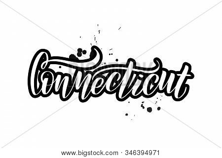 Vector Calligraphy Illustration Isolated On White Background