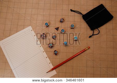 Dungeons And Dragons Role Playing Game  On Board
