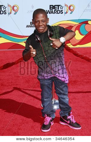 LOS ANGELES - JUN 28: Bobb'e J. Thompson ved BET Awards 2009 afholdt på Shrine Auditorium i Los